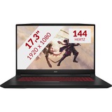MSI GF76 Katana 12UGS-009NL 17.3" gaming laptop Zwart | 144Hz | 1 TB SSD | RTX 3070 Ti Max-Q | Windows 11 Home