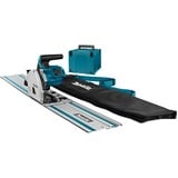 Makita 2x18 V Invalcirkelzaag 165 mm DSP600ZJ2 handcirkelzaag Accu en oplader niet inbegrepen, in Mbox, met geleiderail 1500 mm (1 st) en tas