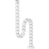 Neomounts ADS06-132WH Kabelgeleider - magnetische bevestiging - universeel kabelgeleiding Wit