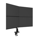 Neomounts DS60-600BL2-2 Quadruple monitorarm voor vier schermen 10-32" Zwart