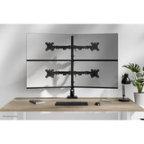 Neomounts DS60-600BL2-2 Quadruple monitorarm voor vier schermen 10-32" Zwart