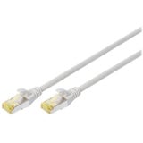  Patchkabel RJ-45 Cat.6a S/FTP Grijs, 25 cm