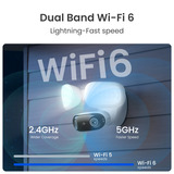 Reolink F751W Elite Floodlight WiFi beveiligingscamera Wit, UHD 4K, WiFi