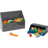 Room Copenhagen LEGO Brick Scooper Set 2-delig opbergdoos Grijs