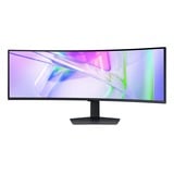 Samsung ViewFinity S9 S95UC 49" Curved UltraWide monitor Zwart, 2x HDMI, DisplayPort, 3x USB-A, USB-B, USB-C, RJ-45