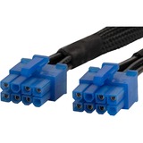 SilverStone Voedingskabel SST-PP12-PCIE Zwart, 55cm