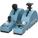 Thrustmaster TCA Quadrant Add-on Airbus Edition gaming gashendel Blauwgrijs/zwart, Pc