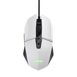 Trust GXT 109W Felox verlichte gaming muis Wit, RGB | 200 - 6400 dpi