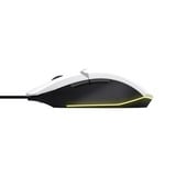 Trust GXT 109W Felox verlichte gaming muis Wit, RGB | 200 - 6400 dpi