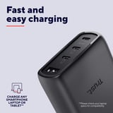 Trust Maxo USB-C GaN Oplader 65W  Zwart, Power Delivery, 3x USB-C, 1x USB-A