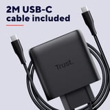 Trust Maxo USB-C GaN Oplader 65W  Zwart, Power Delivery, 3x USB-C, 1x USB-A