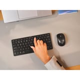 Trust Nado II Bluetooth-toetsenbord Zwart, US lay-out, Scissor switches, Bluetooth