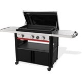 Weber SLATE GPD Premium Stand-up Griddle 76 cm Plancha gasbarbecue Zwart, 3 branders | opklapbare zijtafels | kastruimte | 260 °C en hoger