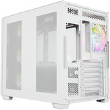 XYZ PC Gear Qubex midi tower behuizing Wit | 2x USB-A | 1x USB-C | Tempered Glass