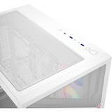 XYZ PC Gear Qubex midi tower behuizing Wit | 2x USB-A | 1x USB-C | Tempered Glass