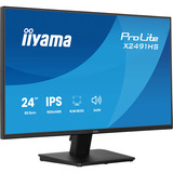 iiyama ProLite X2491HS-B1 23.8" monitor Zwart, 120 Hz, HDMI, DisplayPort, Audio