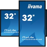 iiyama Prolite LH3254HS-B1AG 31.5" Public Display Zwart, VGA, HDMI, DisplayPort, Audio, Android