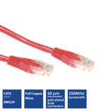 ACT Connectivity U/UTP CAT6 patch kabel, 2 meter Rood