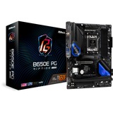 ASRock B650E PG RIPTIDE WIFI socket AM5 moederbord Zwart/blauw, RAID, 2.5 Gb-LAN, Wi-Fi, BT, Sound, ATX