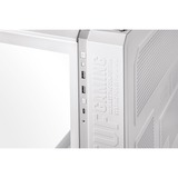 ASUS TUF Gaming GT502 PLUS midi tower behuizing Wit | 2x USB-A | 1x USB-C | Tempered Glass