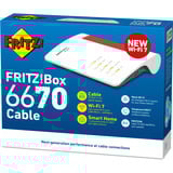 AVM AVM FRITZ!Box 6670 Cable Edition International router Wit/rood