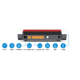 AVM FRITZ!Box 6670 Cable Edition International router Wit/rood