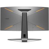 BenQ MOBIUZ EX3410R 34" Curved UltraWide gaming monitor Zwart, 2x HDMI, DisplayPort, 2x USB-A 3.2 (5 Gbit/s), USB-B, 144 Hz