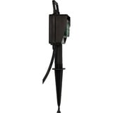 Brennenstuhl Tuincontactdoos met aardspies 1154430 2-voudige stekkerdoos Zwart, 2x stekker, 1,4 meter, IP44