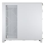 Corsair FRAME 5000D WOOD RS midi tower behuizing Wit/houtkleur | 3x USB-C | Tempered Glass