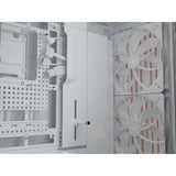 Corsair FRAME 5000D WOOD RS midi tower behuizing Wit/houtkleur | 3x USB-C | Tempered Glass