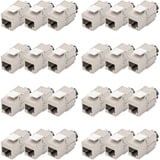 Digitus CAT 6A Keystone module met intelligente kabelmanager Zilver, 24 stuks