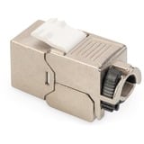 Digitus CAT 6A Keystone module met intelligente kabelmanager Zilver, 24 stuks