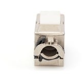 Digitus CAT 6A Keystone module met intelligente kabelmanager Zilver, 24 stuks