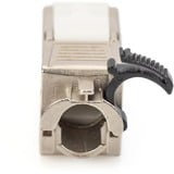 Digitus CAT 6A Keystone module met intelligente kabelmanager Zilver, 24 stuks