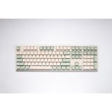 Ducky One 3 Matcha mechanisch toetsenbord Crème, US lay-out (QWERTY), Cherry MX Brown, 100%, PBT Double Shot, hot swap