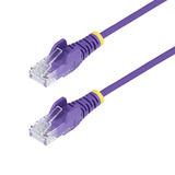  Dunne CAT6 Ethernet Kabel 2,5m Paars