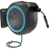 GARDENA 40 m Wand-slangenbox Powerroll XXL slanghaspel Grijs/turquoise, 40 meter, Accu en oplader niet inbegrepen, POWER FOR ALL ALLIANCE, 