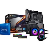 GIGABYTE AORUS Upgrade Kit Z590 MASTER / Intel Core i7-11700K / 16 GB Moederbord, CPU, Geheugen, CPU koeler