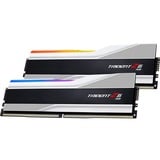 G.Skill 64 GB DDR5-6000 Kit werkgeheugen Zilver, F5-6000J3040G32GX2-TZ5RS, Trident Z5 RGB, XMP