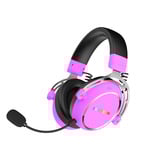 Hator Hypergang 3 Wireless - Cyber-Violet over-ear gaming headset Paars, RGB, 2.4GHz / Bluetooth / USB