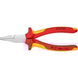 KNIPEX Platbuigtang 20 06 160 VDE grijptang Rood/geel, Lengte 160mm