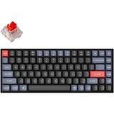 Keychron K2 Pro-H1, toetsenbord Zwart, US lay-out, Keychron K Pro Red, RGB leds, 75%, Double-shot PBT, hot swap, Bluetooth 5.1