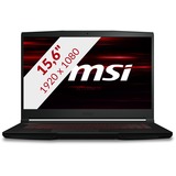 MSI GF63 Thin 11SC-463NL 15.6" gaming laptop Zwart | 512GB SSD | GTX1650 Max Q | LAN | Wi-Fi 6 | Windows 11 Home