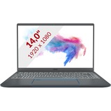 MSI Prestige 14 Evo A11M-428NL 14" laptop Grijs | i7-1185G7 | Iris Xe Graphics | 16 GB | 512 GB SSD