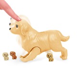 Mattel Barbie Barbie pop (brunette) met hond + puppies 