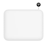 Mill Steel WiFi paneelverwarming PA400WIFI4, 400 Watt convector Wit, wifi 2,4 GHz (wifi 6), Bluetooth 5.2, Zigbee 3.0 + App
