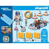 PLAYMOBIL Sports & Action - Racekart Constructiespeelgoed 71187