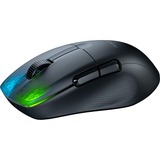Roccat Kone Pro Air  gaming muis Zwart, 19000 Dpi, RGB led, USB, Bluetooth