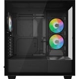 Sharkoon Rebel C60 RGB midi tower behuizing Zwart | 2x USB-A | 1x USB-C | RGB | Tempered Glass