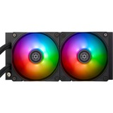 SilverStone NovaPeak 240 ARGB waterkoeling Zwart, 4 Pin PWM
